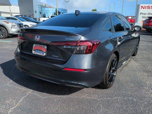 Gray 2025 Honda Civic Hybrid Sport