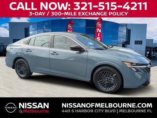 Atlantic Gray Metallic 2026 Nissan Sentra SV