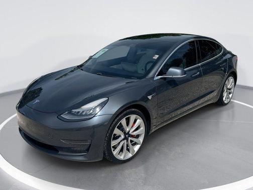 Midnight Silver Metallic 2019 Tesla Model 3 Long Range