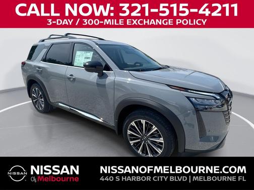 Boulder Gray Pearl 2026 Nissan Pathfinder Platinum