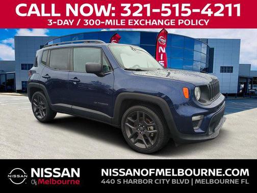 Jetset Blue Clearcoat 2021 Jeep Renegade Latitude
