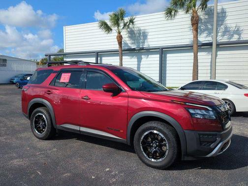 Scarlet Ember Tintcoat 2023 Nissan Pathfinder Rock Creek 4WD