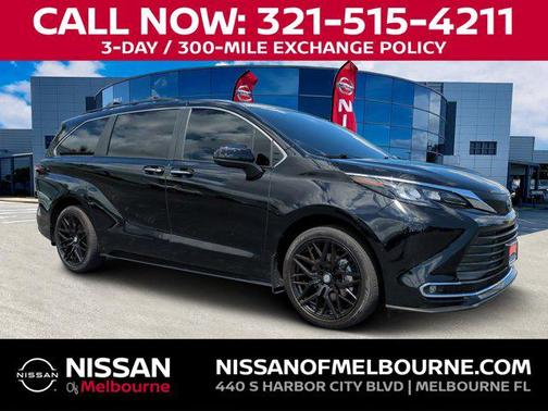 Midnight Black Metallic 2024 Toyota Sienna XLE