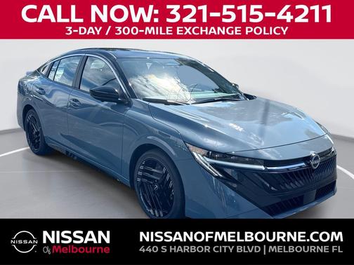 Atlantic Gray Metallic/Super Black 2027 Nissan Sentra SR