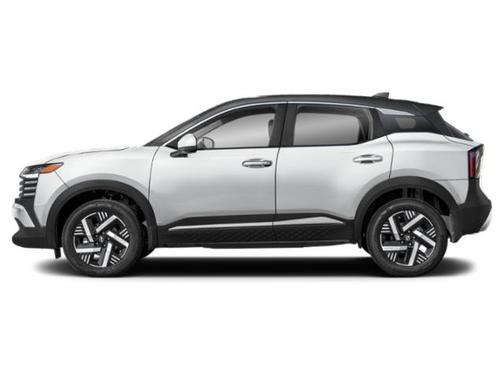 Aspen White Tricoat/Super Black 2026 Nissan Kicks SV
