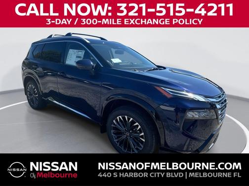 Deep Ocean Blue Pearl 2026 Nissan Rogue Platinum