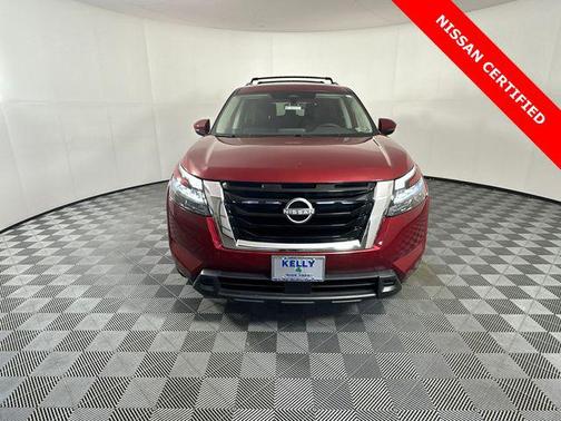 Scarlet Ember Tintcoat 2023 Nissan Pathfinder SV 4WD