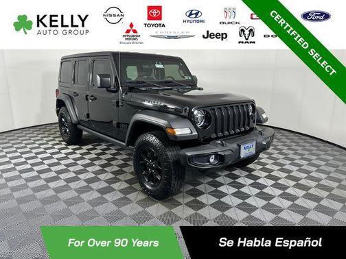 Black Clearcoat 2022 Jeep Wrangler Willys