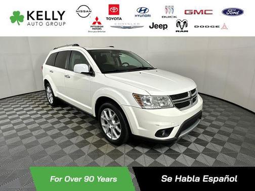 White 2015 Dodge Journey Limited