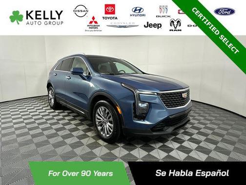 Deep Sea Metallic 2025 Cadillac XT4 Premium Luxury