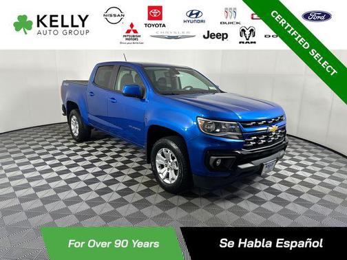 Bright Blue Metallic 2022 Chevrolet Colorado LT