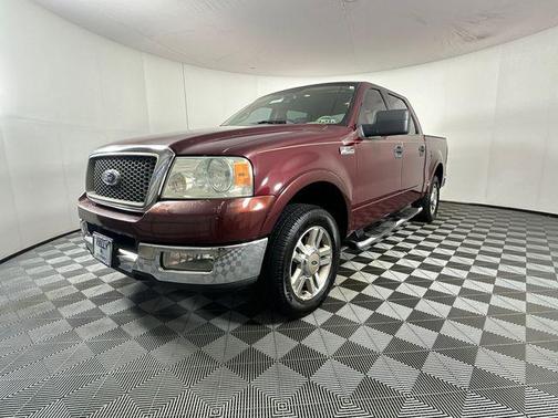 Red 2005 Ford F-150 Lariat SuperCrew