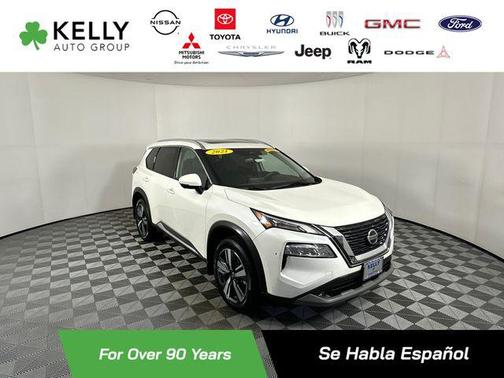 Pearl White Tricoat 2021 Nissan Rogue SL