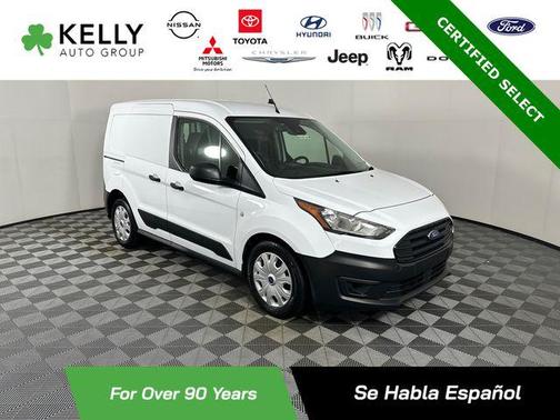 Frozen White 2020 Ford Transit Connect XL w/Rear Liftgate