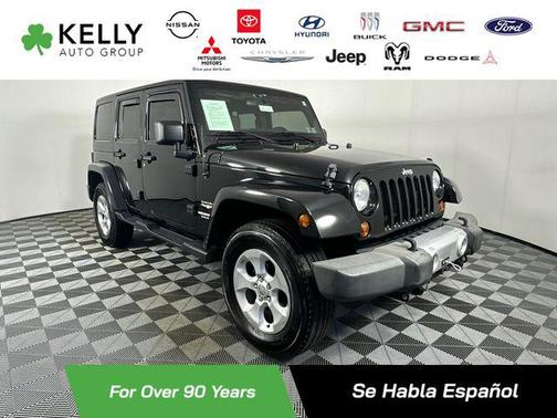 Black Clearcoat 2012 Jeep Wrangler Unlimited Sahara