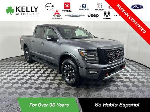 Gun Metallic 2023 Nissan Titan PRO-4X
