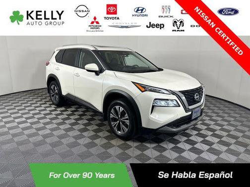 Pearl White Tricoat 2023 Nissan Rogue SV