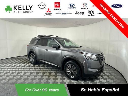 Gun Metallic 2023 Nissan Pathfinder SV 4WD