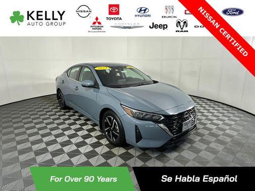 Atlantic Gray Metallic 2024 Nissan Sentra SV
