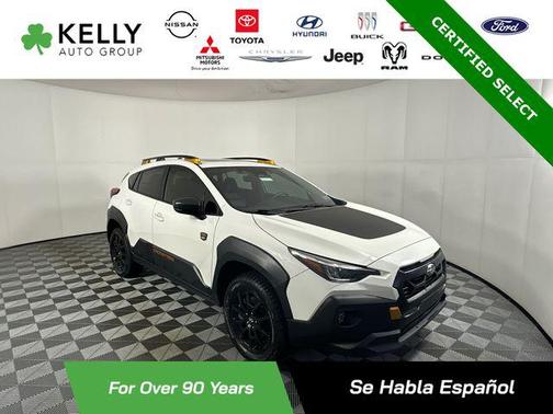Crystal White Pearl 2024 Subaru Crosstrek Wilderness