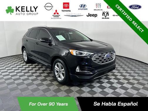 Agate Black Metallic 2019 Ford Edge SEL