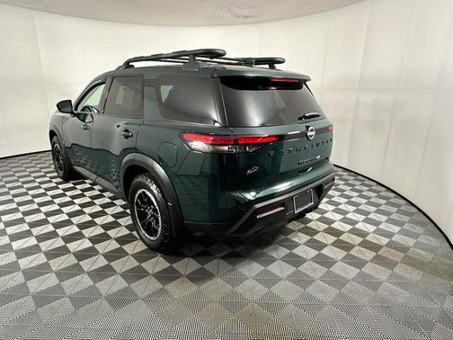 Obsidian Green Pearl 2023 Nissan Pathfinder Rock Creek 4WD
