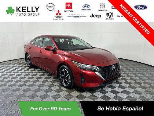 Scarlet Ember Tintcoat 2024 Nissan Sentra SV