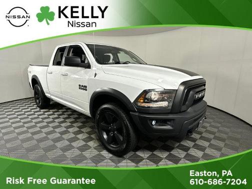 Bright White Clearcoat 2019 RAM 1500 Classic Warlock Quad Cab 4x4 6'4' Box