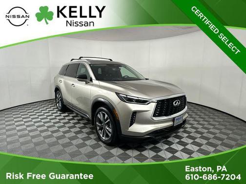 Warm Titanium 2023 INFINITI QX60 Luxe