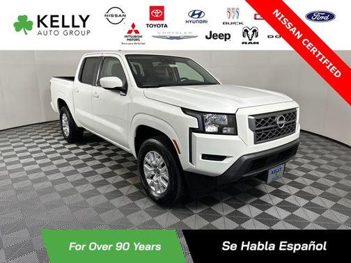 Glacier White 2023 Nissan Frontier SV