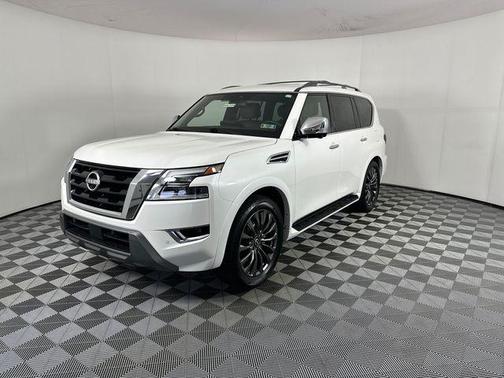 Aspen White Tricoat 2023 Nissan Armada Platinum 4WD