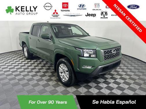 Tactical Green Metallic 2023 Nissan Frontier SV