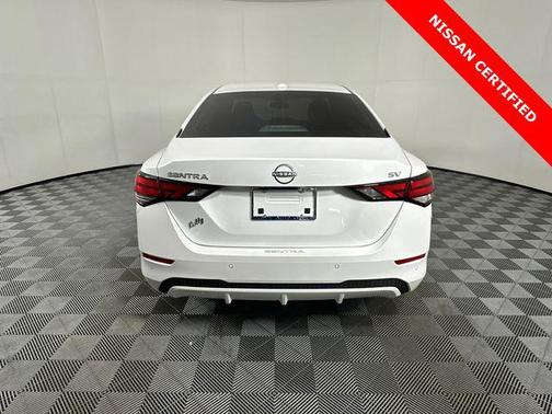 Aspen White Tricoat 2024 Nissan Sentra SV