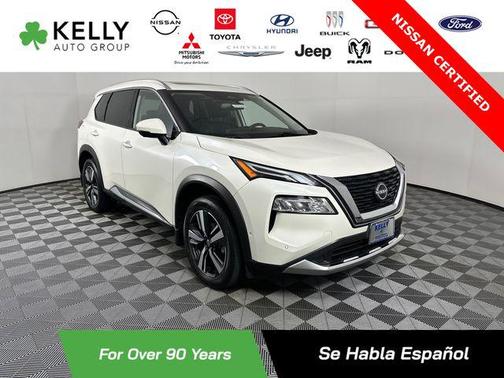 Pearl White Tricoat 2023 Nissan Rogue Platinum