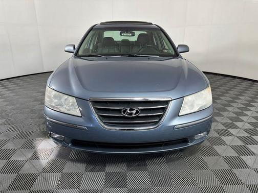 Medium Silver Blue Metallic 2009 Hyundai SONATA Limited