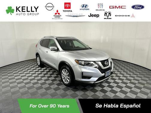 Brilliant Silver 2017 Nissan Rogue Hybrid SV