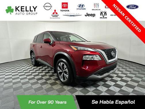 Scarlet Ember Tintcoat 2023 Nissan Rogue SV