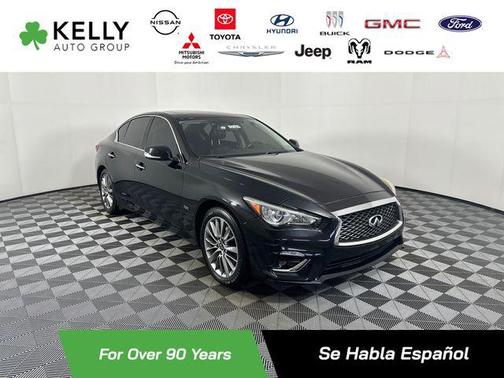 Black Obsidian 2018 INFINITI Q50 2.0t LUXE