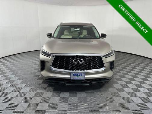 Warm Titanium 2023 INFINITI QX60 Luxe
