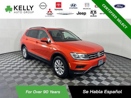 Orange Metallic 2018 Volkswagen Tiguan 2.0T SE 4MOTION