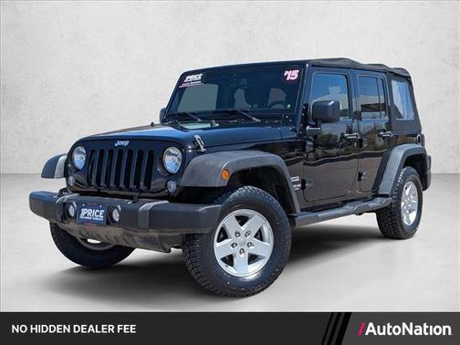 Black Clearcoat 2015 Jeep Wrangler Unlimited Sport