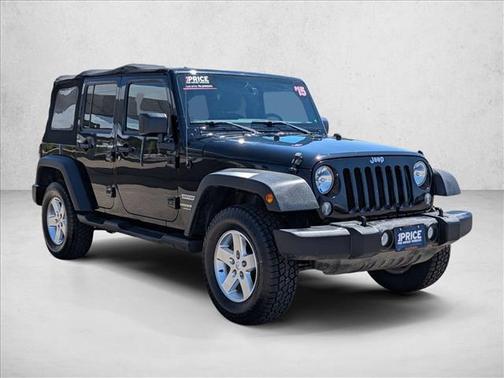 Black Clearcoat 2015 Jeep Wrangler Unlimited Sport