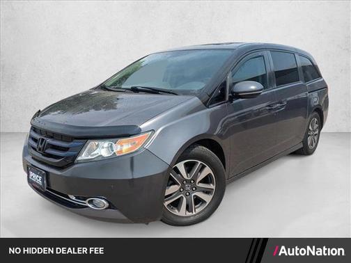 Modern Steel Metallic 2015 Honda Odyssey Touring Elite