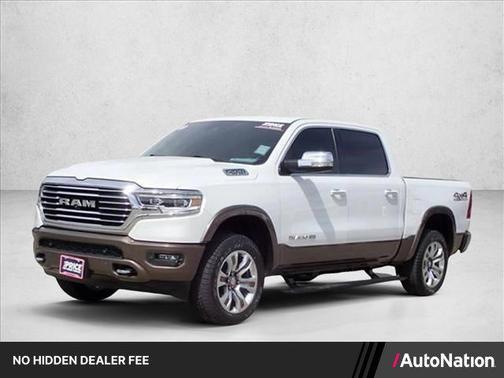 Ivory White Tri-Coat Pearlcoat 2020 RAM 1500 Longhorn