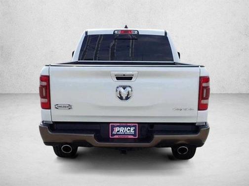 Ivory White Tri-Coat Pearlcoat 2020 RAM 1500 Longhorn