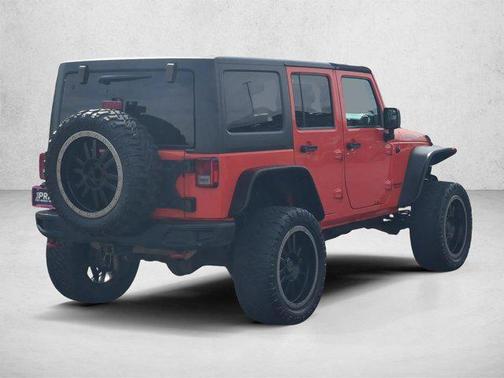 Sunset Orange Pearlcoat 2015 Jeep Wrangler Unlimited Rubicon