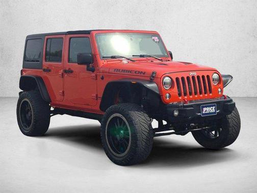 Sunset Orange Pearlcoat 2015 Jeep Wrangler Unlimited Rubicon