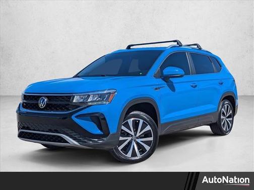 Cornflower Blue 2022 Volkswagen Taos 1.5T SE