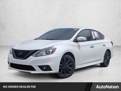 Aspen White 2017 Nissan Sentra SR
