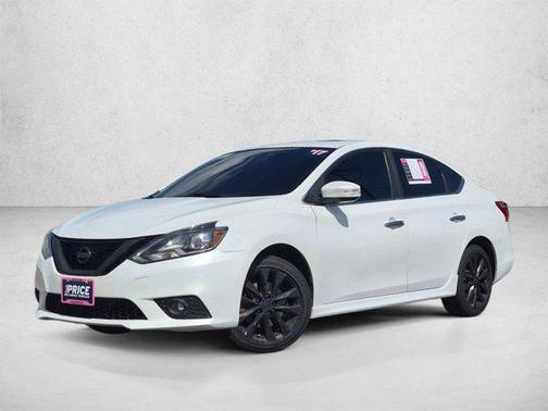 Aspen White 2017 Nissan Sentra SR